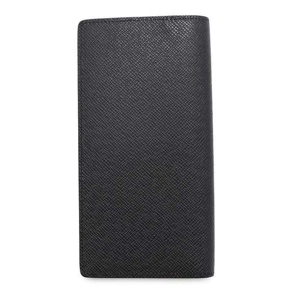 Louis Vuitton Wallet Taiga Brazza Long Portefeuille Black - Picture 3 of 8